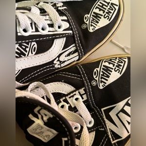 VANS- Old Skool, Logo Mix, Black/True White , US Men 10.0